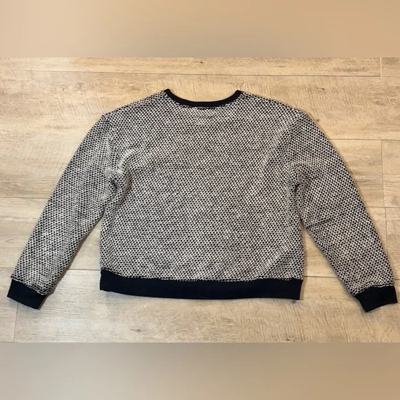 Marine Layer Women’s Textured Birdseye Crewneck Sweater Size Medium - Picture 8 of 8